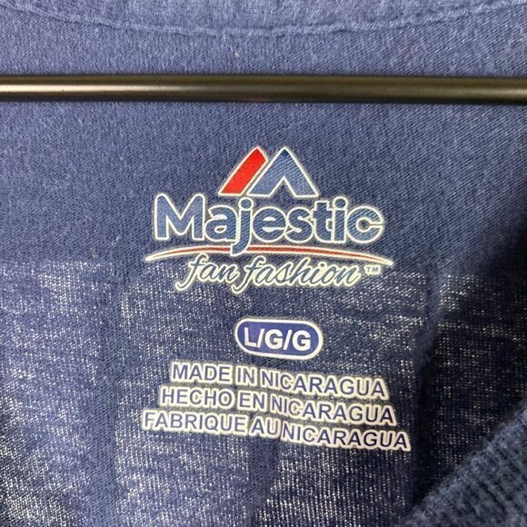 Majestic New England Patriots Juniors Shirt Jr Large Football Growkowski Blue - Picture 2 of 9